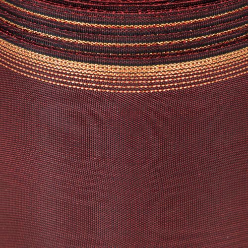 Produkt Wstążka wieniec Bordeaux 100 mm dekoracja ślubna z tafty mory