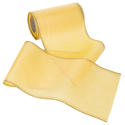 Produkt Wstążka do wianka moiré żółta 175mm 25m