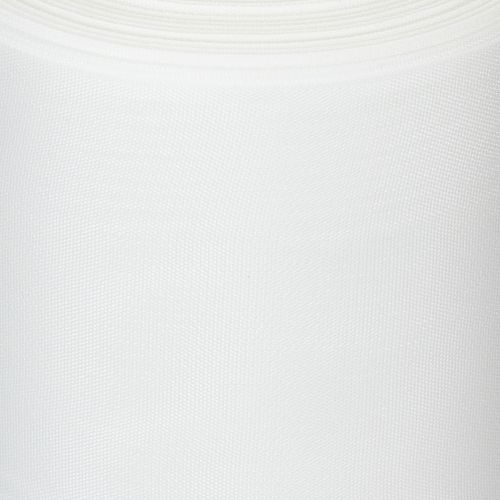 Biała wstążka do wieńca, szerokość 200 mm, rolka 25 m, wstążka żałobna, wstążka kokardka, wstążka dekoracyjna do florystyki pogrzebowej i na inne okazje | Floristik24.pl