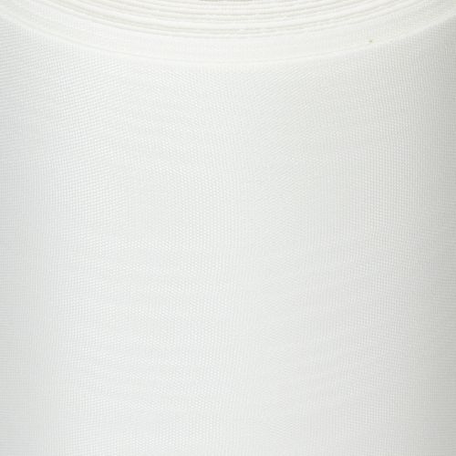 Produkt Biała wstążka do wieńców pogrzebowych, szerokość 175 mm, długość 25 m, wysokiej jakości wstążka octanowa