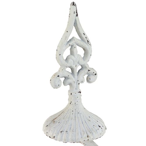 Produkt Żeliwny uchwyt na wieniec dla Simów Shabby Chic White W29cm