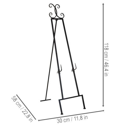 Produkt Dekoracyjny stojak na wianki ze stabilną podstawą, idealny jako uniwersalny dodatek, 118 cm