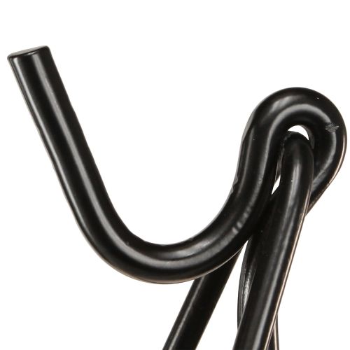 Produkt Stojak na wianki z hakiem, czarny, metalowy, sztaluga, wys. 56 cm