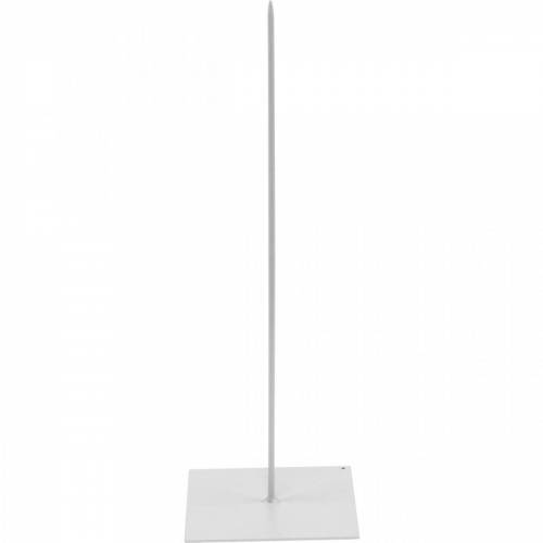 Floristik24 Stojak na wieńce Biały metalowy stojak na wieńce H30cm