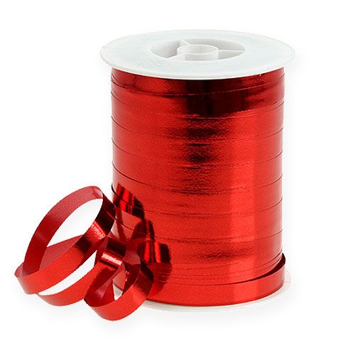 Produkt Błyszcząca wstążka do curlingu 10mm 250m czerwona