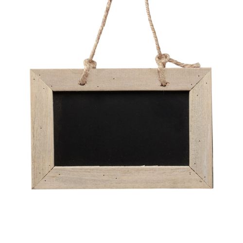 Floristik24 Tablice kredowe do zawieszania tablica drewniana naturalna 15x10cm 5szt