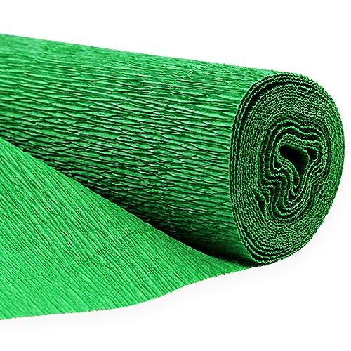 Produkt Papier krepowy florystyczny zielony 50x250cm
