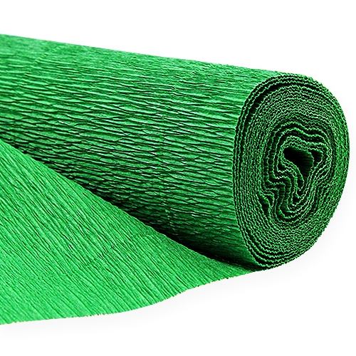 Floristik24 Papier krepowy florystyczny zielony 50x250cm
