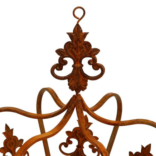 Floristik24 Korona Rdza Ø17,5cm H22,5cm