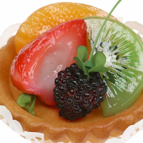 Floristik24 Tarta Kiwi sztuczna Ø8cm