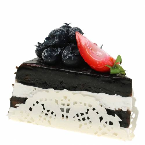 Floristik24 Tort czekoladowy sztuczny 10cm