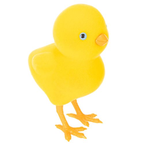 Floristik24 Dekoracja w kształcie kurczaczka na Wielkanoc, dekoracja stołu, wielokrotnego użytku dekoracja salonu, 16 cm, 2 sztuki