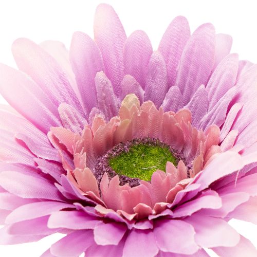 Sztuczne kwiaty ogrodowe Gerbera, fioletowe, 47 cm, 6 sztuk | Floristik24.pl