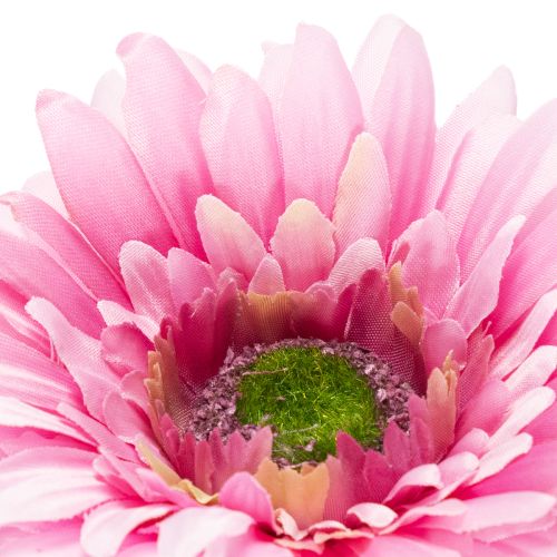 Sztuczne kwiaty ogrodowe Gerbera, różowe, 47 cm, 6 sztuk | Floristik24.pl