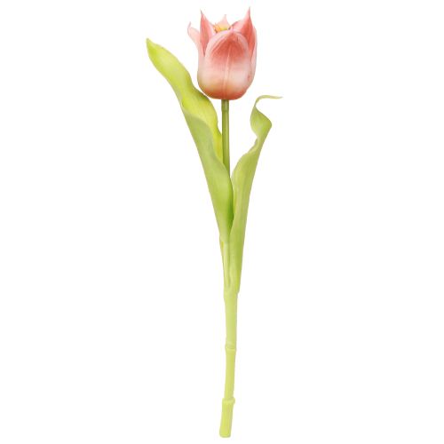 Produkt Sztuczne Kwiaty Tulipany Koronowe Fioletowo-Różowe 7 szt. w pęczku 34cm