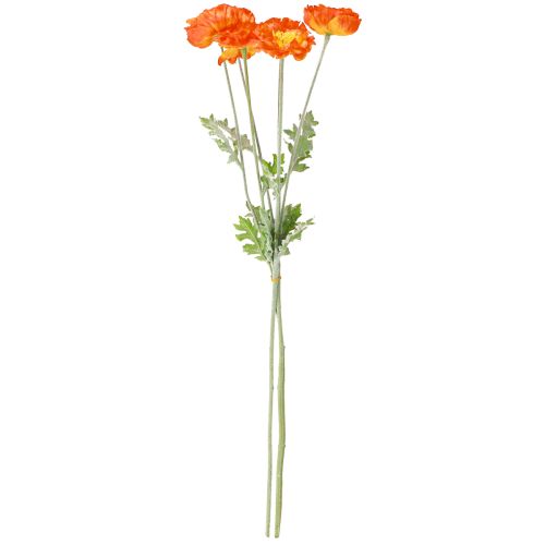 Produkt Sztuczne Maki Letnie Kwiaty Pomarańczowe Ø7cm D78cm 3szt