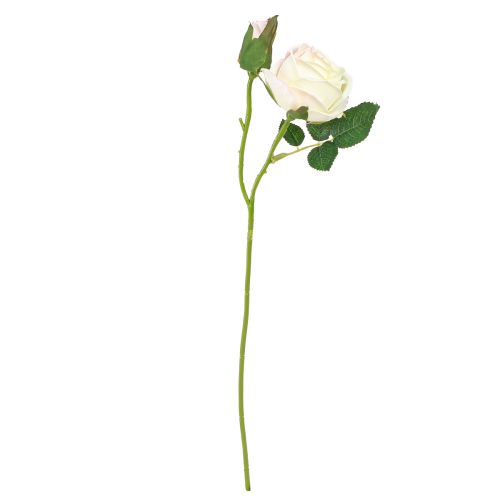 Produkt Sztuczne Róże Sztuczne Kwiaty Bukiet Kremowy 36cm 12szt