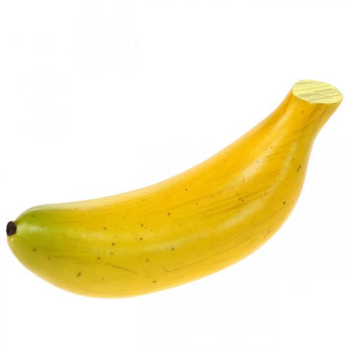 Floristik24 Sztuczny Banan deco Owoc Sztuczny Owoc Ø4cm 13cm