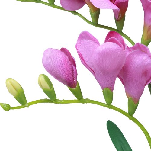 Produkt Sztuczne kwiaty ogrodowe frezja fioletowa 58cm