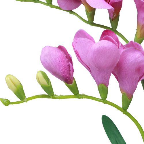 Produkt Sztuczne kwiaty ogrodowe frezja fioletowa 58cm