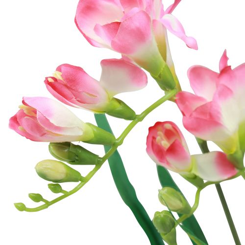 Produkt Sztuczne kwiaty ogrodowe Frezja Różowa 58cm