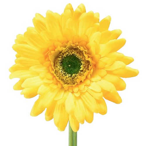 Floristik24 Sztuczne kwiaty gerbera słonecznie żółte 47cm