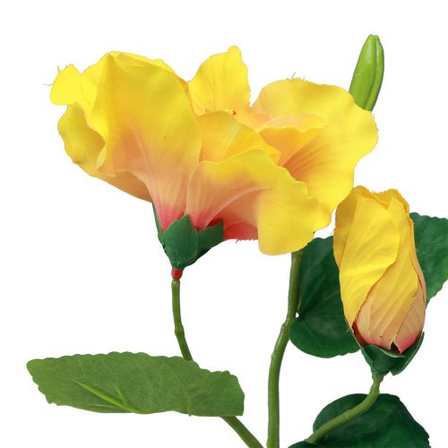 Produkt Sztuczne Kwiaty Hibiskusa Żółte 62cm