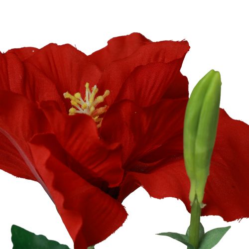 Produkt Sztuczne Kwiaty Hibiskusa Czerwone 62cm