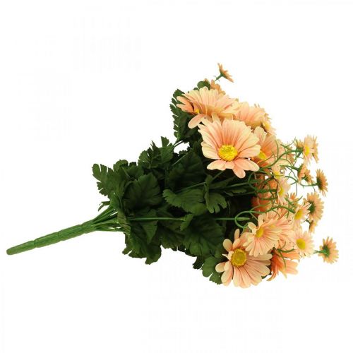 Produkt Sztuczne stokrotki Sztuczny bukiet kwiatów Pomarańczowy Brzoskwinia 44cm