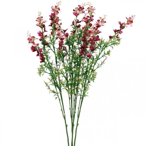 Floristik24 Sztuczny kwiat łąkowy wieloletnie różowe jedwabne kwiaty sztuczne kwiaty 4szt