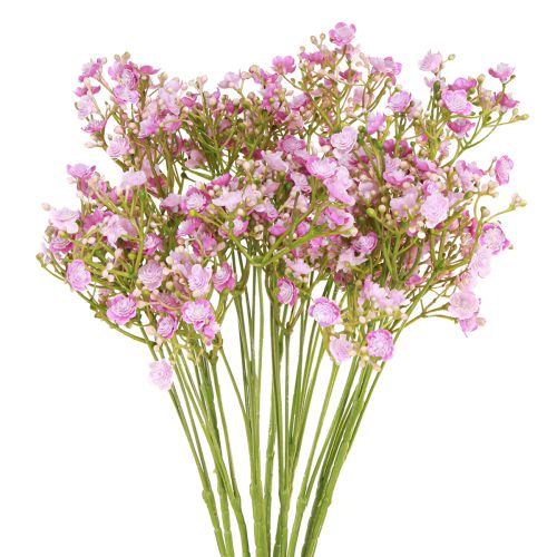 Produkt Sztuczne ziele gipsowe łyszczec w kolorze fioletowym L68cm 4 szt
