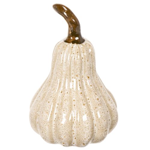 Dekoracyjna ceramiczna dynia, jesienna dekoracja stołu, 12 cm | Floristik24.pl