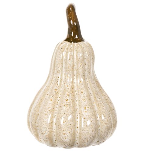 Dekoracyjna ceramiczna dynia, jesienna dekoracja stołu, 12 cm | Floristik24.pl