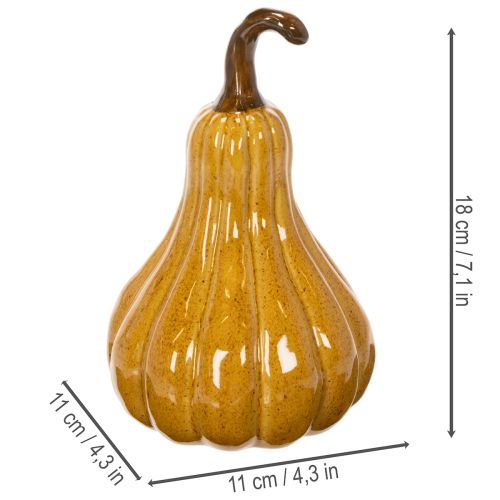 Dynia dekoracyjna do dekoracji stołu na Halloween 18cm | Floristik24.pl