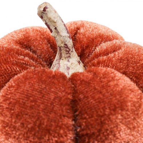 Floristik24 Dekoracja stołu dekoracja jesienna dynie pomarańczowo-brązowe Ø6,5cm 9szt