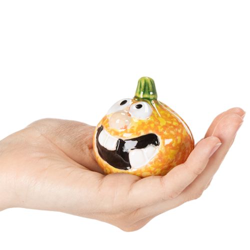 Dekoracyjna figurka dyni jako ciekawa ozdoba jesienna, 6 cm, 2 sztuki | Floristik24.pl