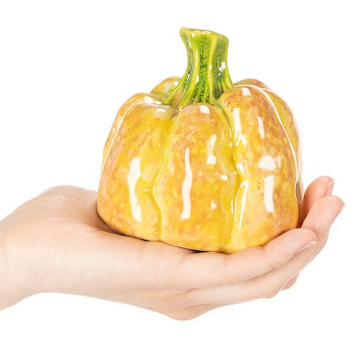Figurka dyni do dekoracji stołu na jesień, dekoracja jesienna, 10 cm, 2 sztuki | Floristik24.pl