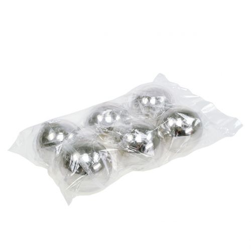 Produkt Ozdoba w kształcie kulek ze stali nierdzewnej Ø8cm 6 szt