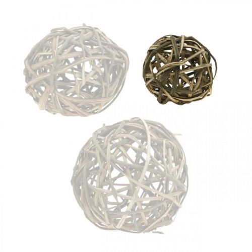 Floristik24 Deco Ball Vine Wood Natural Ø15cm
