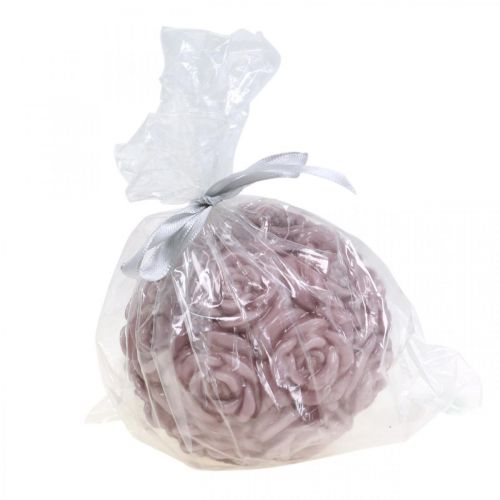 Produkt Świeca kulowa róże Świeca okrągła róża Ø10,5cm