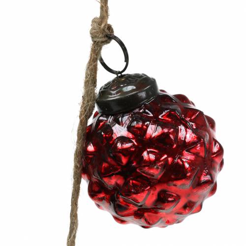 Produkt Świąteczna girlanda dekoracyjna Bombki choinkowe czerwone 120cm