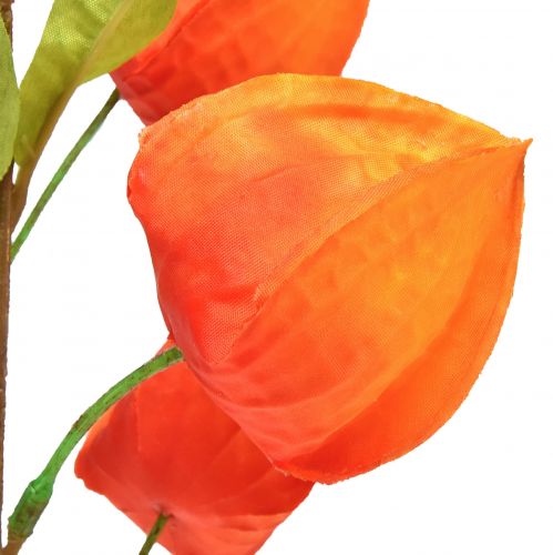Produkt Kwiat sztuczny pomarańczowy kwiat latarniowy Physalis dekoracyjne kwiaty jedwabne 93cm 2 szt