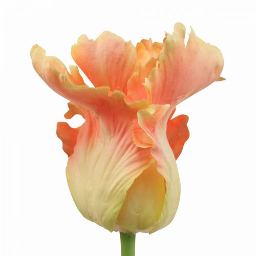 Produkt Sztuczny kwiat, papuga tulipan pomarańczowy, wiosenny kwiat 63cm