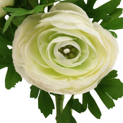 Produkt Sztuczne kwiaty Ranunculus sztuczne kwiaty ogrodowe białe 34cm