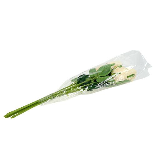 Produkt Kwiaty sztuczne Róża kremowa Ø6cm L50cm 6szt.