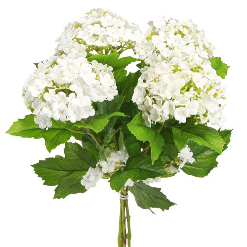 Produkt Sztuczne Kwiaty Kalina Śnieżna Sztuczna Biała 60cm 4 Szt