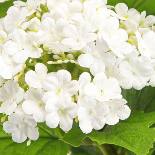 Produkt Sztuczne Kwiaty Kalina Śnieżna Sztuczna Biała 60cm 4 Szt