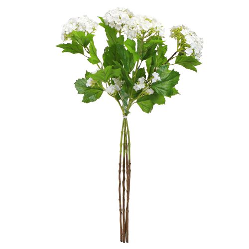 Produkt Sztuczne Kwiaty Kalina Śnieżna Sztuczna Biała 60cm 4 Szt