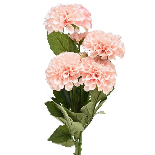 Sztuczna Dalia Sztuczne Kwiaty Różowe Z 5 Kwiatami 50cm