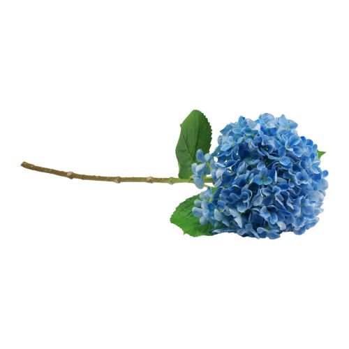 Produkt Ozdoba ze sztucznych kwiatów hortensja sztuczna niebieska 69cm